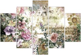 Tablou - Flori de design (150x105 cm)