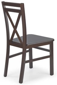Scaun lemn + MDF Dariusz2 nuc inchis - H 90 cm