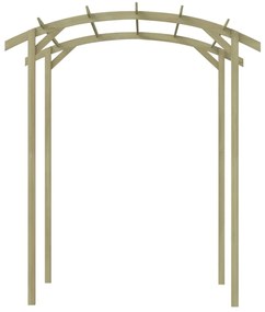 Pergola de gradina, 180 x 197 x 210 cm, lemn de pin tratat