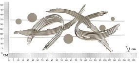 Decorațiune de perete din metal 121x52 cm Mondrian – Mauro Ferretti