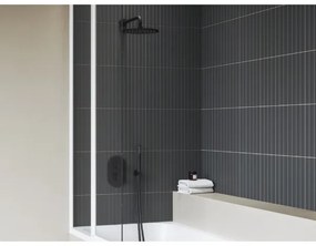 Ravak X070469 - Baterie termostatică de duș pentru montaj încastrat, crom/negru