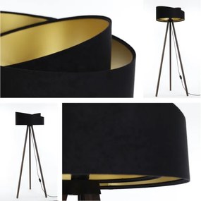 Lampadar GALAXY 1xE27/60W/230V negru/maro