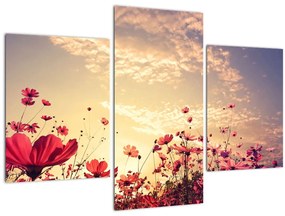 Tablou - Lunca cu flori (90x60 cm)