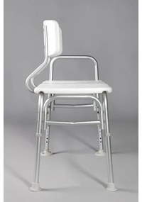 Ridder - Scaun pentru cadă cu mâner, 70 x 63 cm, alb