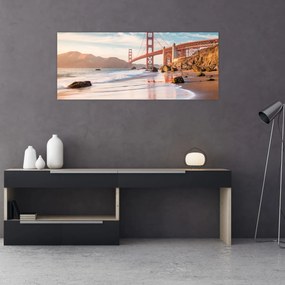 Tablou - Golden Gate Bridge (120x50 cm)