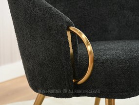 Fotoliu Carma F (negru + auriu). 1109980