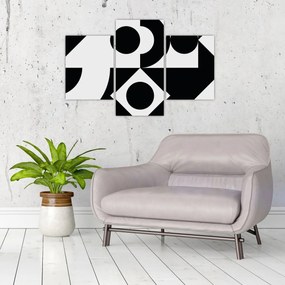 Tablou - Abstracție geometrică N⁰1 (90x60 cm)