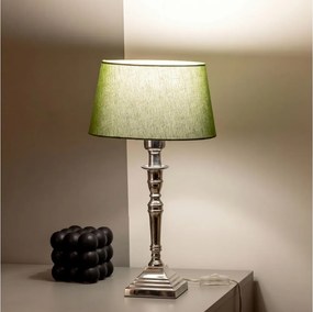 BRILAGI - Lampă de masă CERIA 1xE27/60W/230V Ø 25 cm argintie/verde