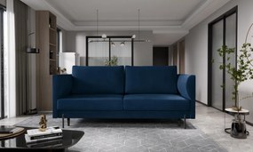 Canapea tapitata, extensibila, cu spatiu pentru depozitare, 215x92x98 cm, Revi 02, Eltap (Culoare: Bleu / Savoi 100)