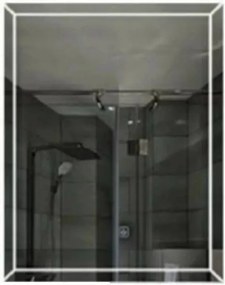 Oglinda cu iluminare si dezaburire Fluminia Palladio 60 cm