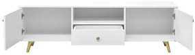 Set mobilier living Astradon II (Alb + auriu) . 1105943