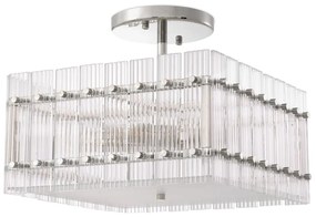 Lustra design LUX Ruby square, nickel 115536 HZ