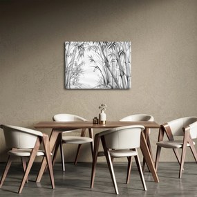 Tablou - Pădure de bambus (70x50 cm)