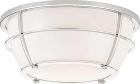 Quoizel QZ-CHANCE-F-PC - Plafonieră CHANCE pentru baie, 2x E27, 60W, 230V, IP44