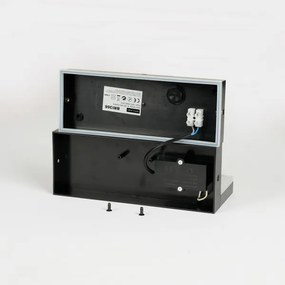 Brilagi - Aplică de perete LED pentru exterior TESSI LED/10W/230V neagră IP54