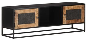 vidaXL Comodă TV, 120 x 30 x 40 cm, lemn de mango nefinisat