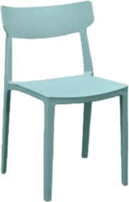 Set 4 scaune METRO -POLIPROPILENA-HORECA - ALBASTRU