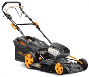 Riwall PRO RALM 4640 SPi - Mașină de tuns iarba cu autopropulsie fără fir cu motor fără perie de carbon 4 în 1, 40 V.
