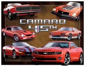 Placă metalică Camaro 45th Anniversary