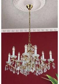 Candelabru de lux cristal Scholer Hirohito 6+3L 24K gold plated