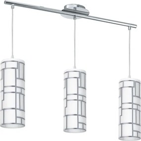 Abajur de rezervă din sticlă BAYMAN alb/crom Eglo