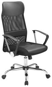 Jusky Scaun de birou Austin - negru