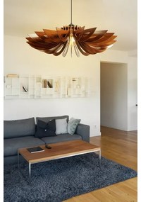 Lustră pe cablu 1xE27/60W/230V maro d. 52 cm