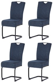 Set de scaune de sufragerie DCL-E2008 BLUE2, 4buc.