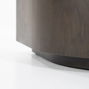Masa de cafea Jules din furnir de nuc