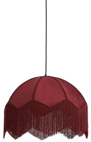 Lustră burgundy cu abajur textil ø 60 cm Malacia – Light &amp; Living