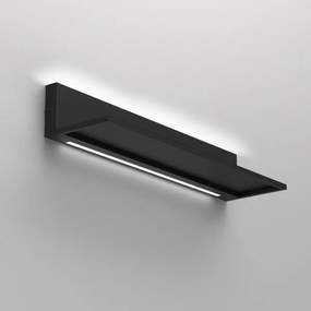 Raft de perete cu iluminare LED SHELF 10x60 cm negru