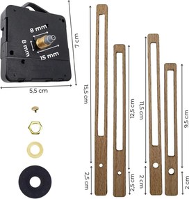 SENTOP | Ace de ceas din lemn natural, furniruite de fag