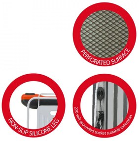 Masa de calcat Premium Harbinger® Millenyum , Pentru fier si statie de calcat, Suprafata de calcare 46X127 cm, Inaltime ajustabila 80-105 cm,