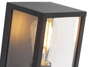 Aplică industrială neagră 38 cm cu 2 lumini IP44 - Charlois
