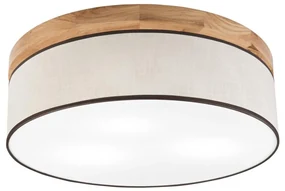Plafonieră Brilagi BELLADONNA 3xE27/15W/230V d. 50 cm crem/stejar