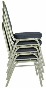Scaun, gri/champagne, ZINA 2 NEW