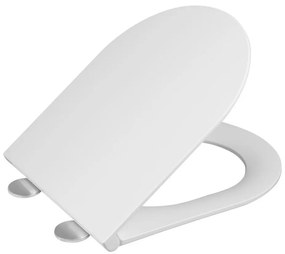 Colac de toaletă Bruckner SoftClose FULDA SLIM alb