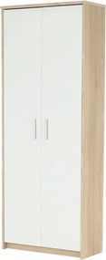 Dulap de birou, stejar sonoma/alb, JOHAN 2 NEW 05