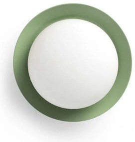 Mini Aplica LED de perete / tavan design modern IP44 MAY Green