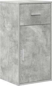 vidaXL Bufet cu sertar Gri din beton 38 x 34 x 75 cm