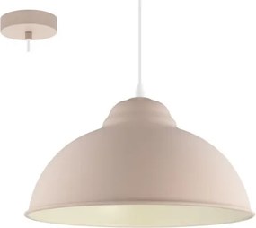 Lustră pe cablu Eglo 54964 TRURO-P 1xE27/60W/230V roz