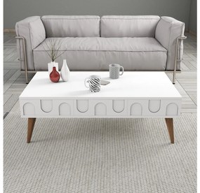Set mobilier living Lyantela (alb + Nuc). 1107135