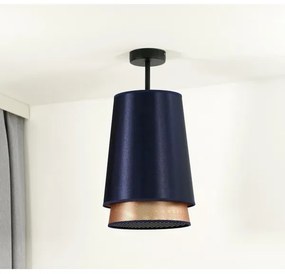 Lustră aplicată BELL Duolla SHINY 1xE27/15W/230V d. 25 cm albastru/cupru