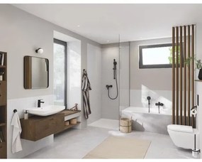 Baterie dus Grohe Cubeo monocomanda negru mat