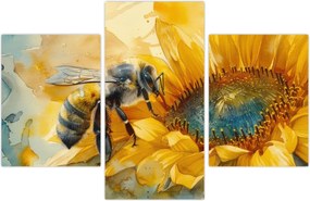 Tablou - Albină, acuarelă (90x60 cm)