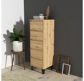 Comodă Brisas 3 (stejar artisan + negru) . 1116261