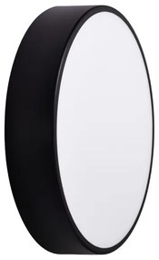 Plafonieră cu senzor CLEO 3xE27/24W/230V d. 40 cm neagră