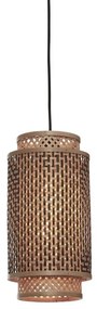 Lustra eco din bambus Bhutan L, tube 18x35 bl/nat