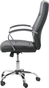 Scaun de birou din piele eco OFF 331 negru