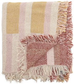 Pătură maro din bumbac reciclat 130x160 cm Lane – Bloomingville